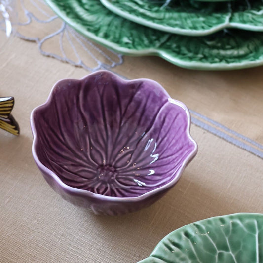 Flora - Kom – Aubergine - Ø 12,4 cm