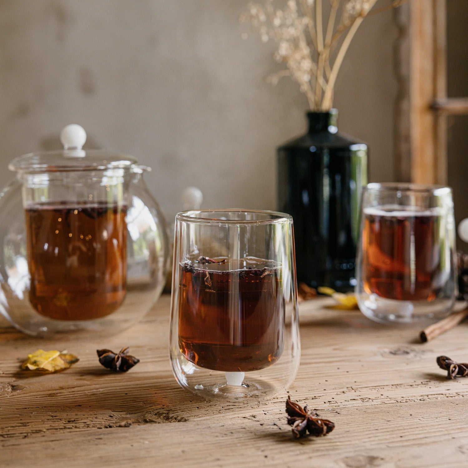 Dubbelwandige Theetas Bilia – Set van 2