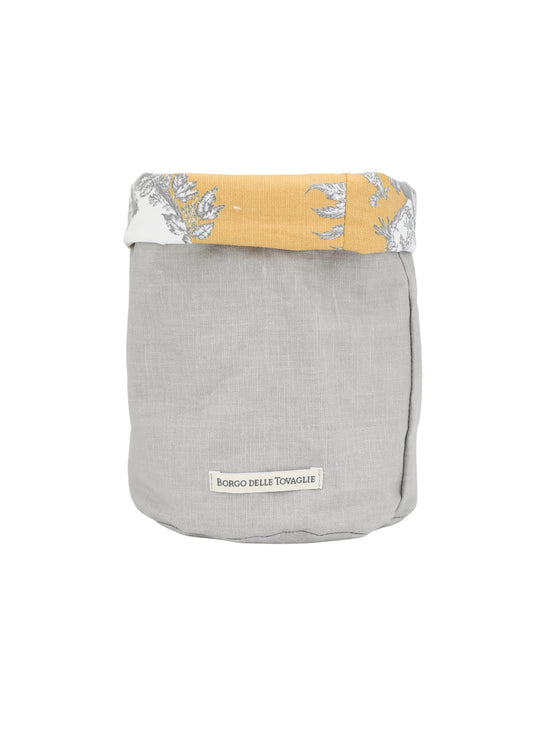 Broodmand - dubbelzijdig – Ø15 cm - Geel