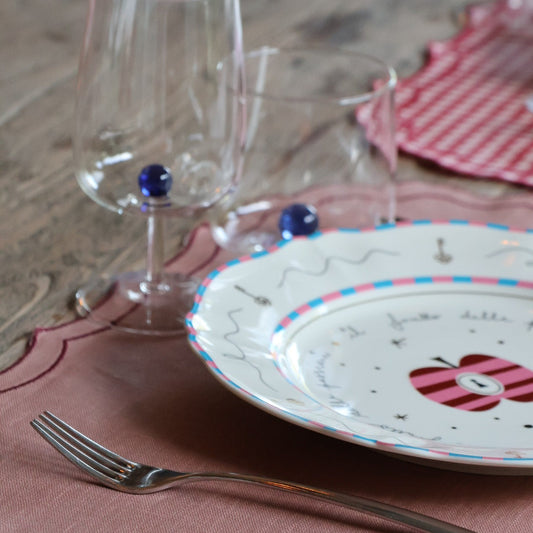 Pangea - Dinerbord - "il frutto delle passione" - Ø 26.5 cm