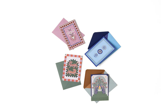 Wenskaartjes A Dopo - Set van 16