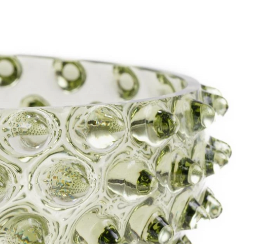 Kristallen kom – Groen - 17 cm