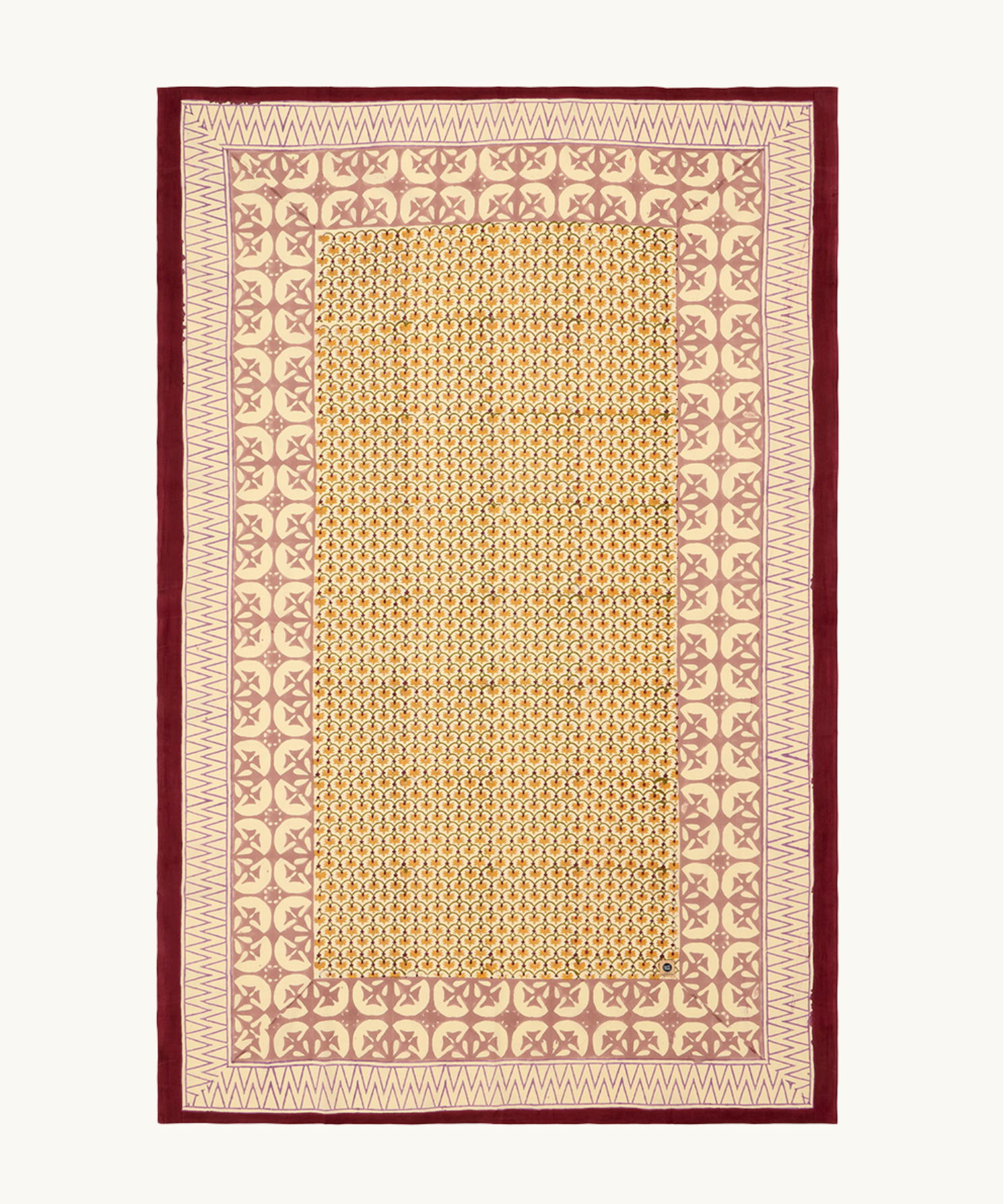 Handbedrukt tafellaken “Dani” – 2 maten