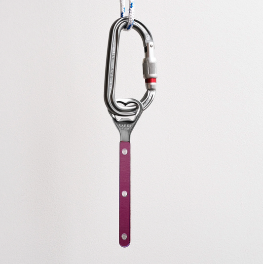 Flessenopener - Sabre - Parelmoer (Bistrot) - Aubergine