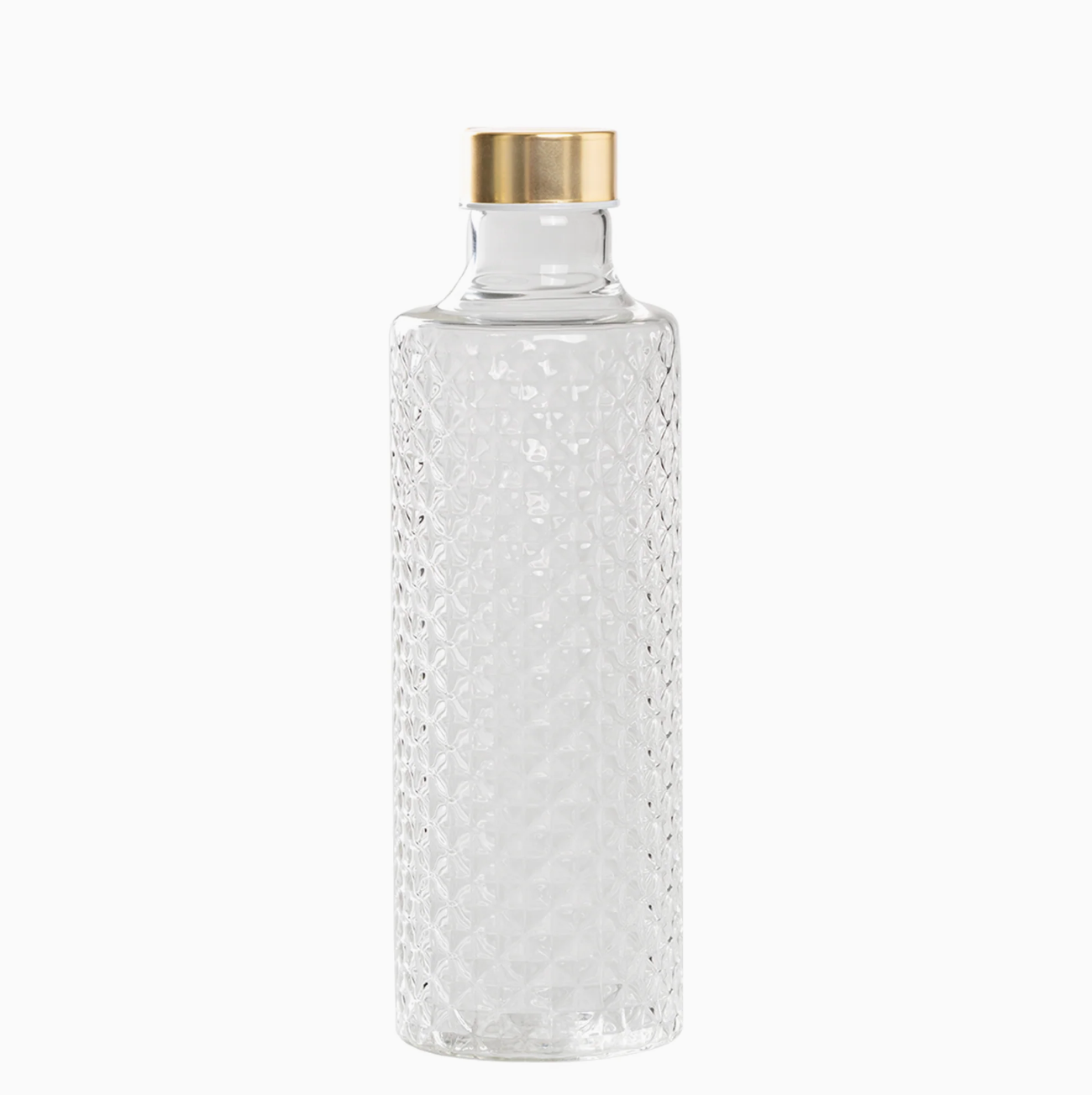 Glazen fles met dop - Transparant