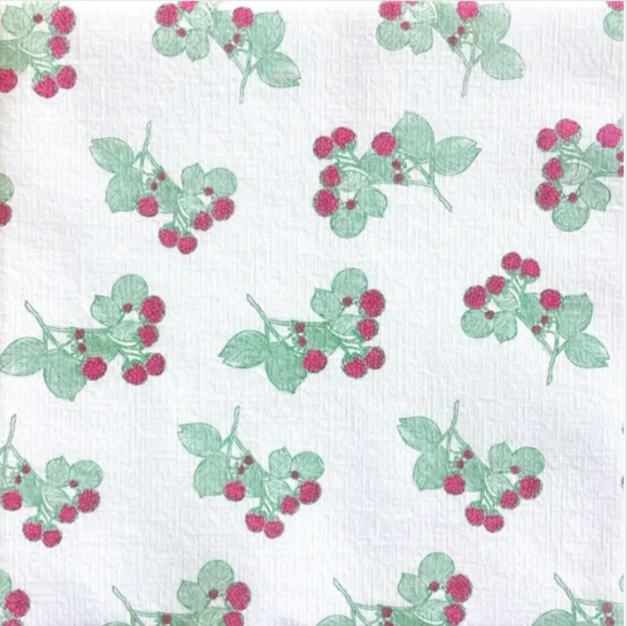 Servetten - Framboosjes - 40x40