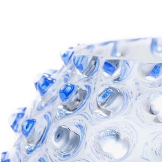 Kristallen kom – Blauw - 24 cm