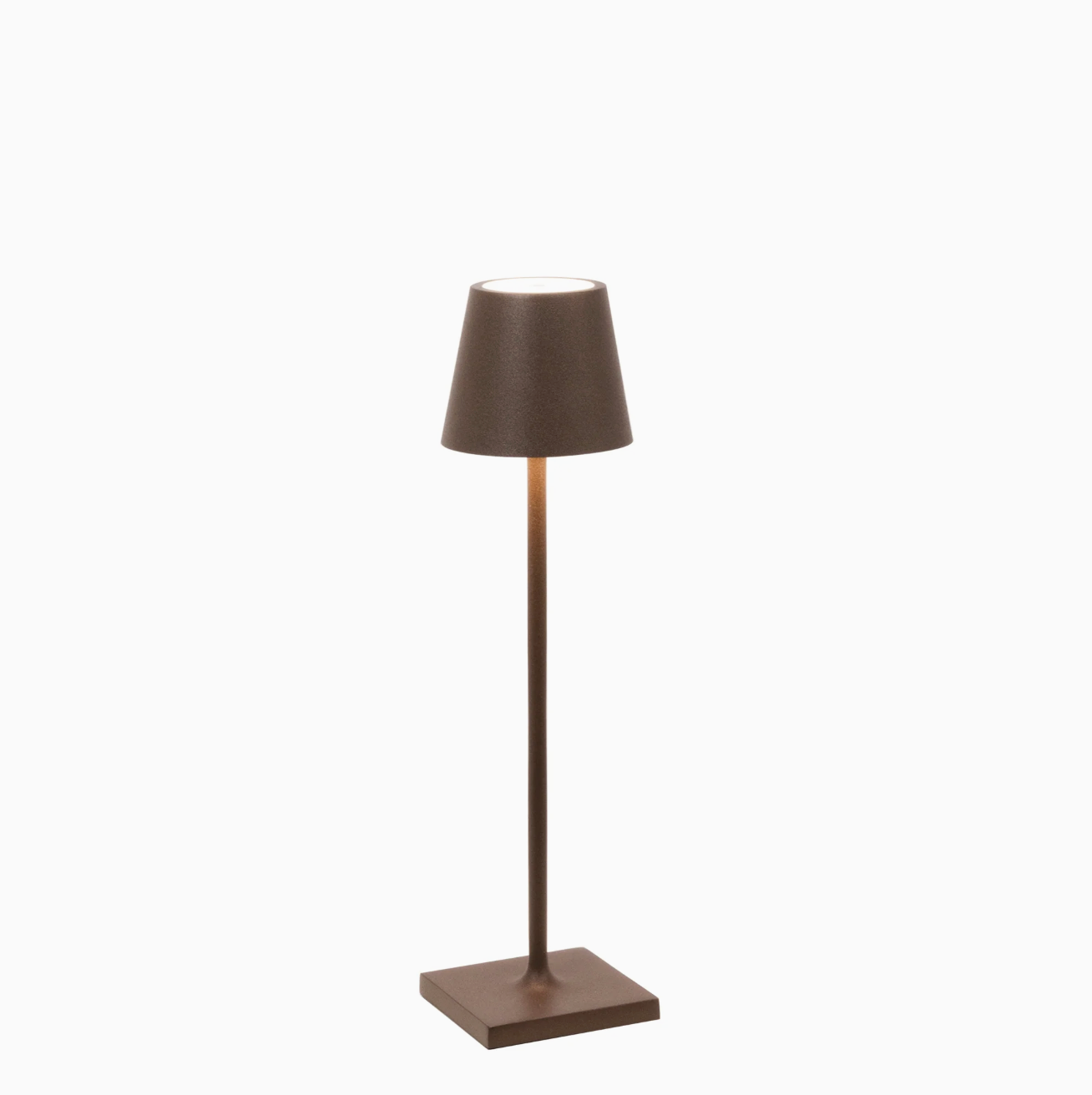 Tafellamp Poldina Micro Corten – Draadloos & Dimbaar