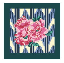 Nina Rose - Pillowcase - Mint - 45x45 cm