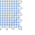 Amalfi Vlekwerende Linnen Placemat 50 x 35 - Vichy Blauw