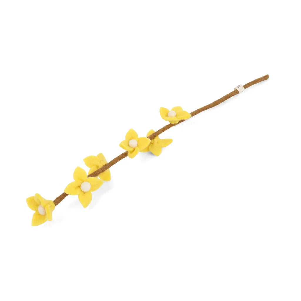 Decoratie - Bloementak Lichtgeel