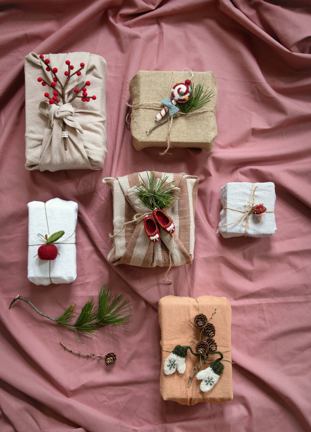 Felt Christmas sprig