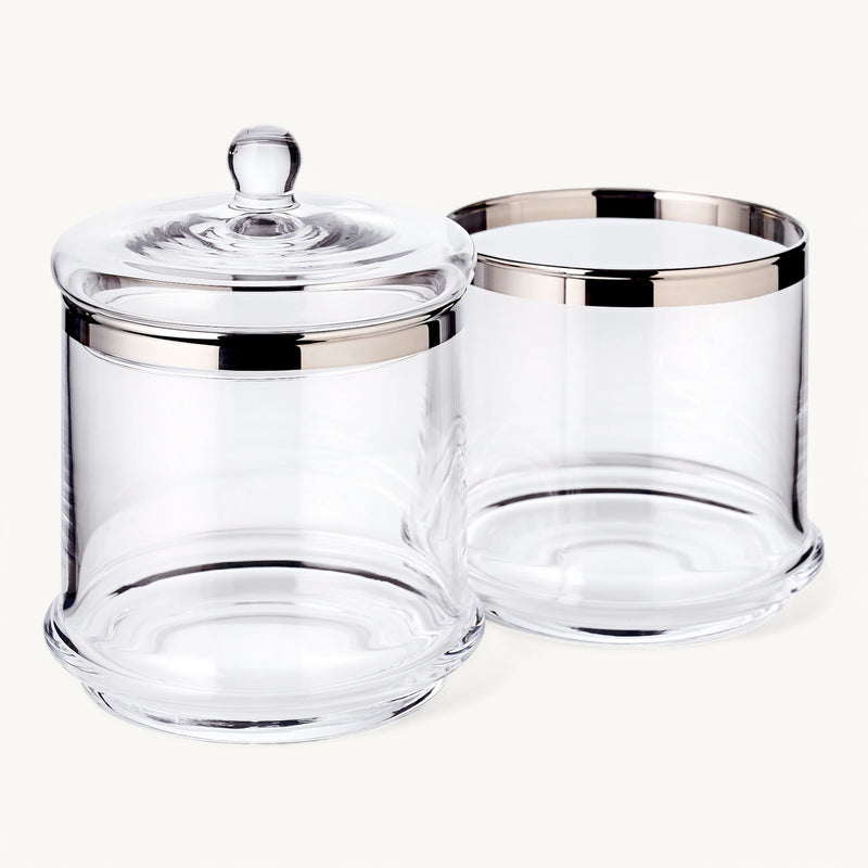 Lia Voorraadpot met Deksel – Mondgeblazen Kristalglas – Ø 13 x H 12 cm