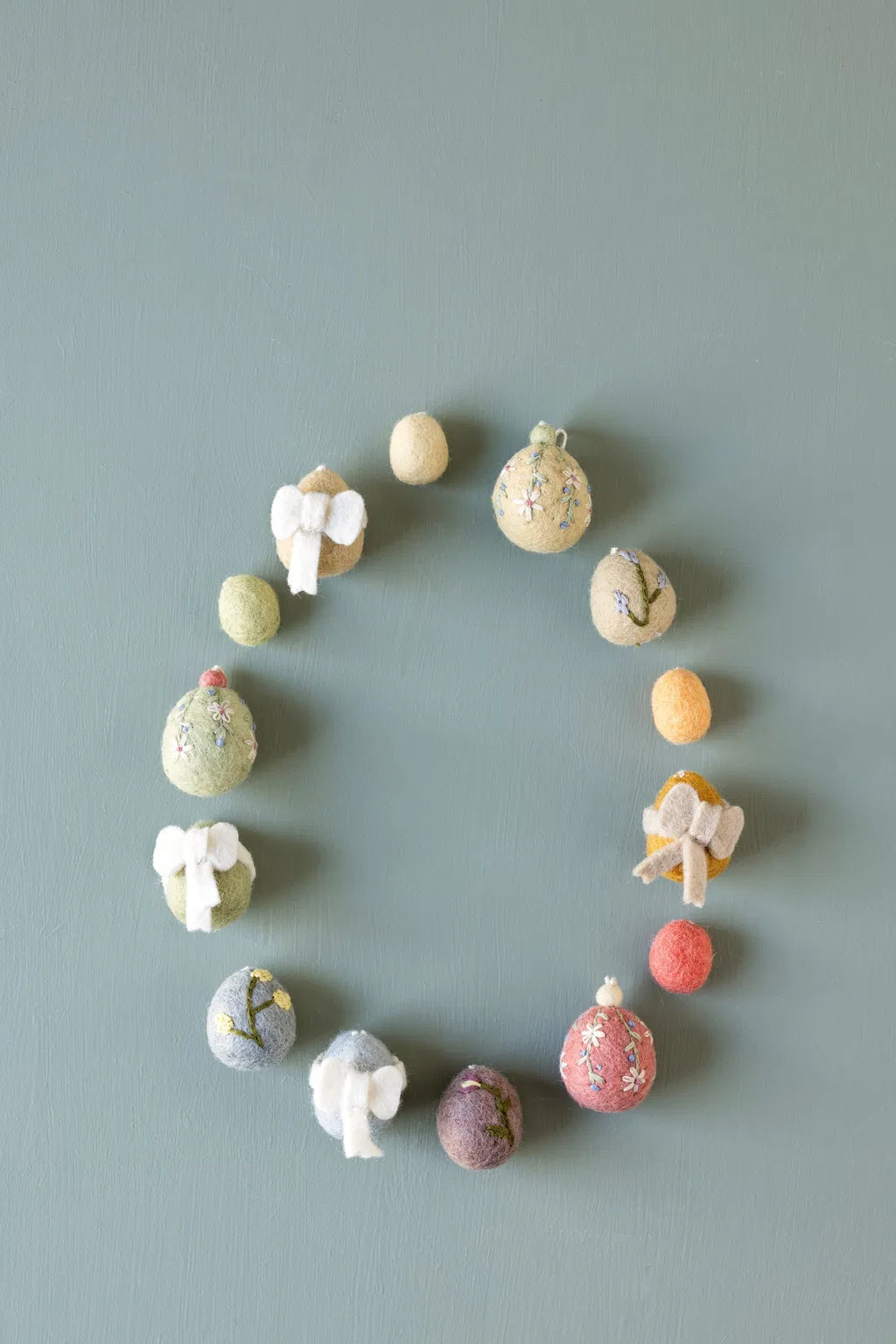 Decoratie Mini Paaseitjes Colorful – Set van 8