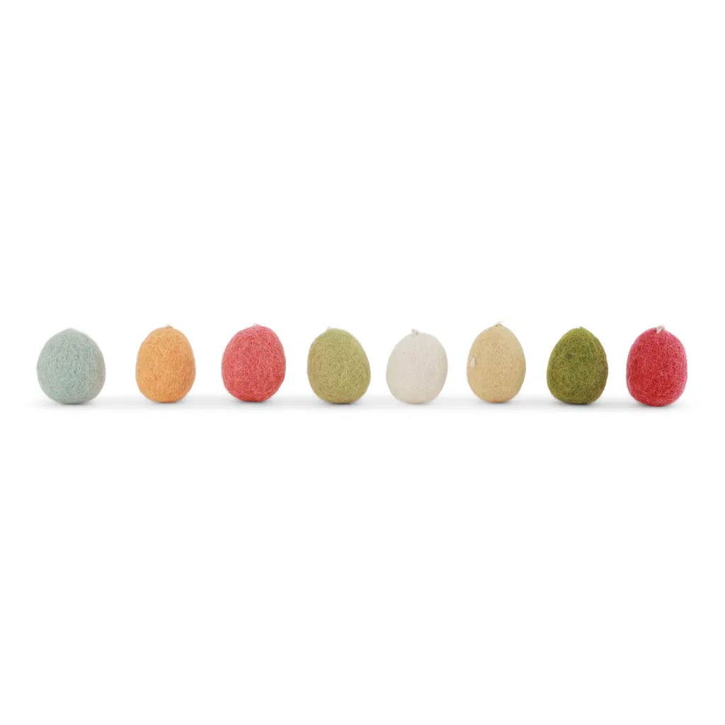 Decoratie Mini Paaseitjes Colorful – Set van 8