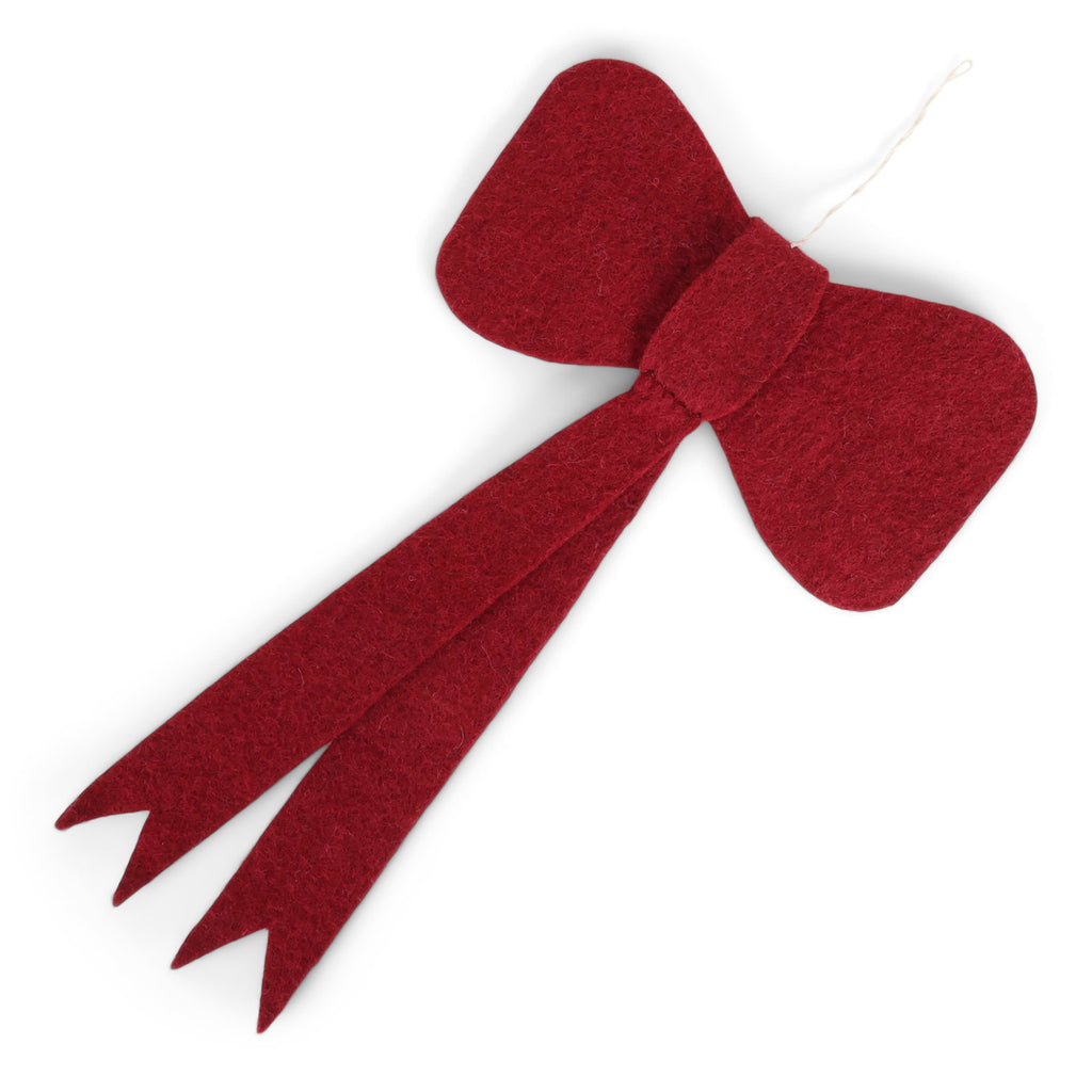 Christmas ornament - Red bow