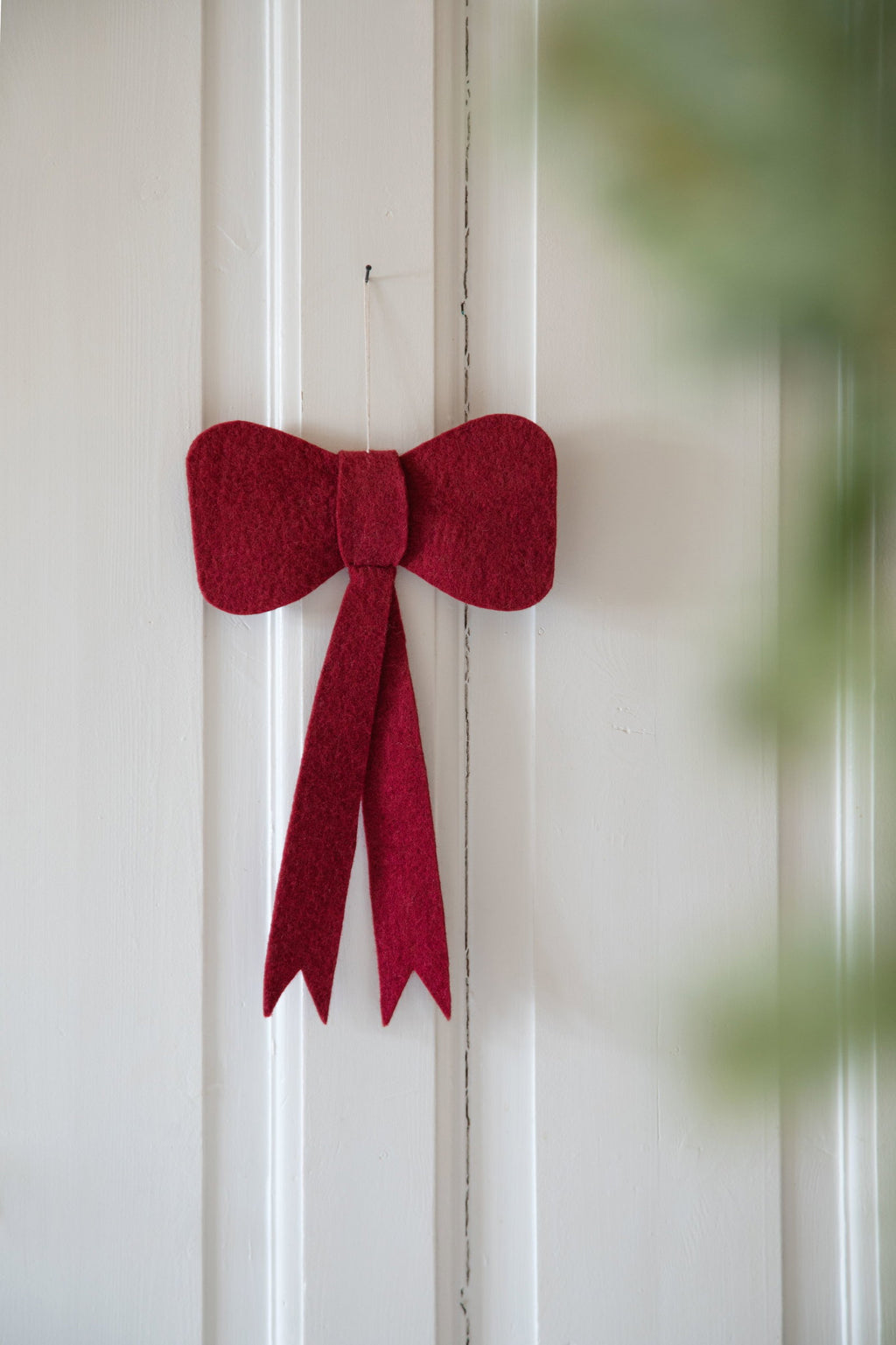 Christmas ornament - Red bow