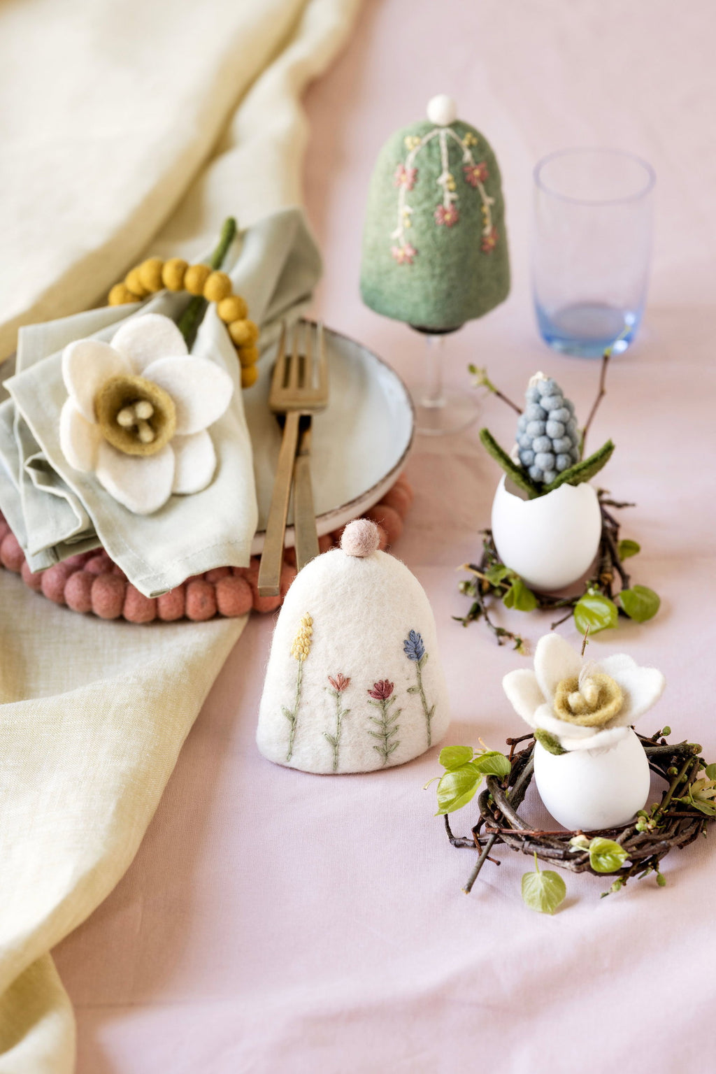 Felt egg cozy