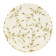 Keramisch Bord "Gouden blaadjes" -  Ø 26 cm