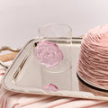 Tumbler with rose