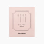 Pearl cake fork - set of 4
