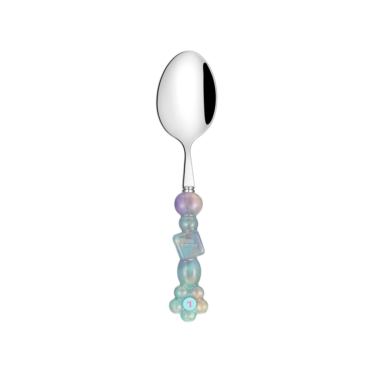 Likio bestek Floral Beads Geometrics met florale kralen in zachte pastelkleuren