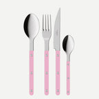 Bistrot bestekset 4-delig in roze