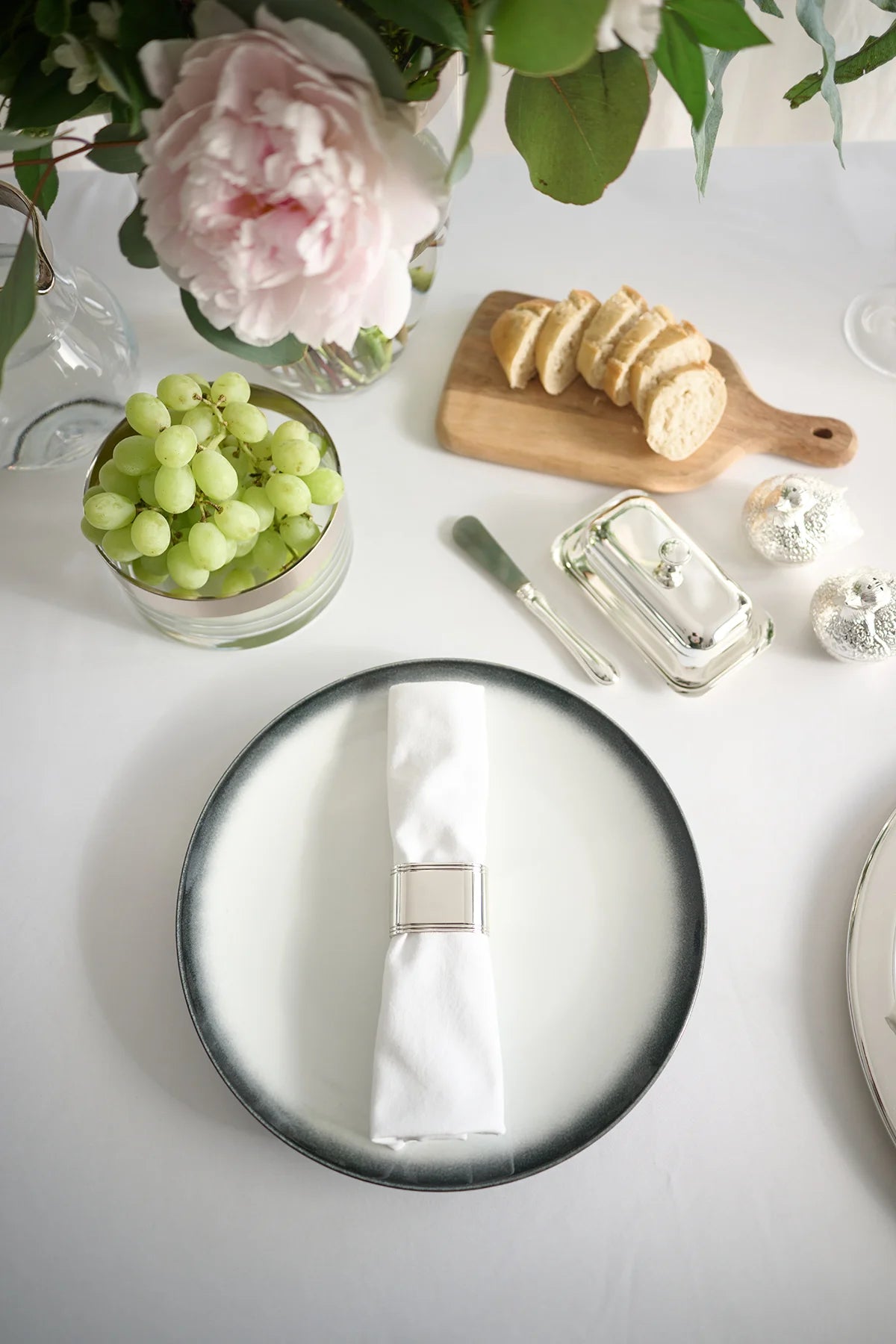 Servetringen verzilverd - set van 4