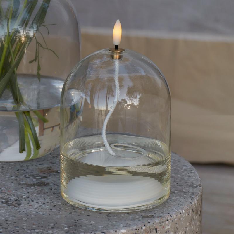 Dea - Olielamp - Transparant - ø11 × H15 cm