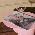 Champagne glass with pearls