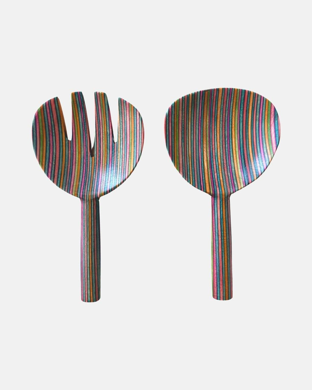 Mixing Hands Stripes serving cutlery 
