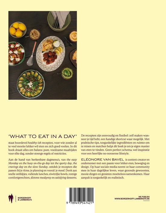 Kookboek What to eat in a day van Eléonore Van Bavel