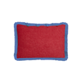Bicolor - Kussensloop - Kersenrood-Paars - 35×50 cm