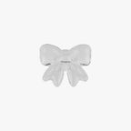 Glass napkin rings with bows - set of 4