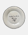 'Never trust a skinny chef' plate — ø27cm