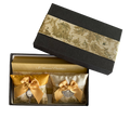 Doos met 2 Geurige Sachets - Toile de Jouy Goud