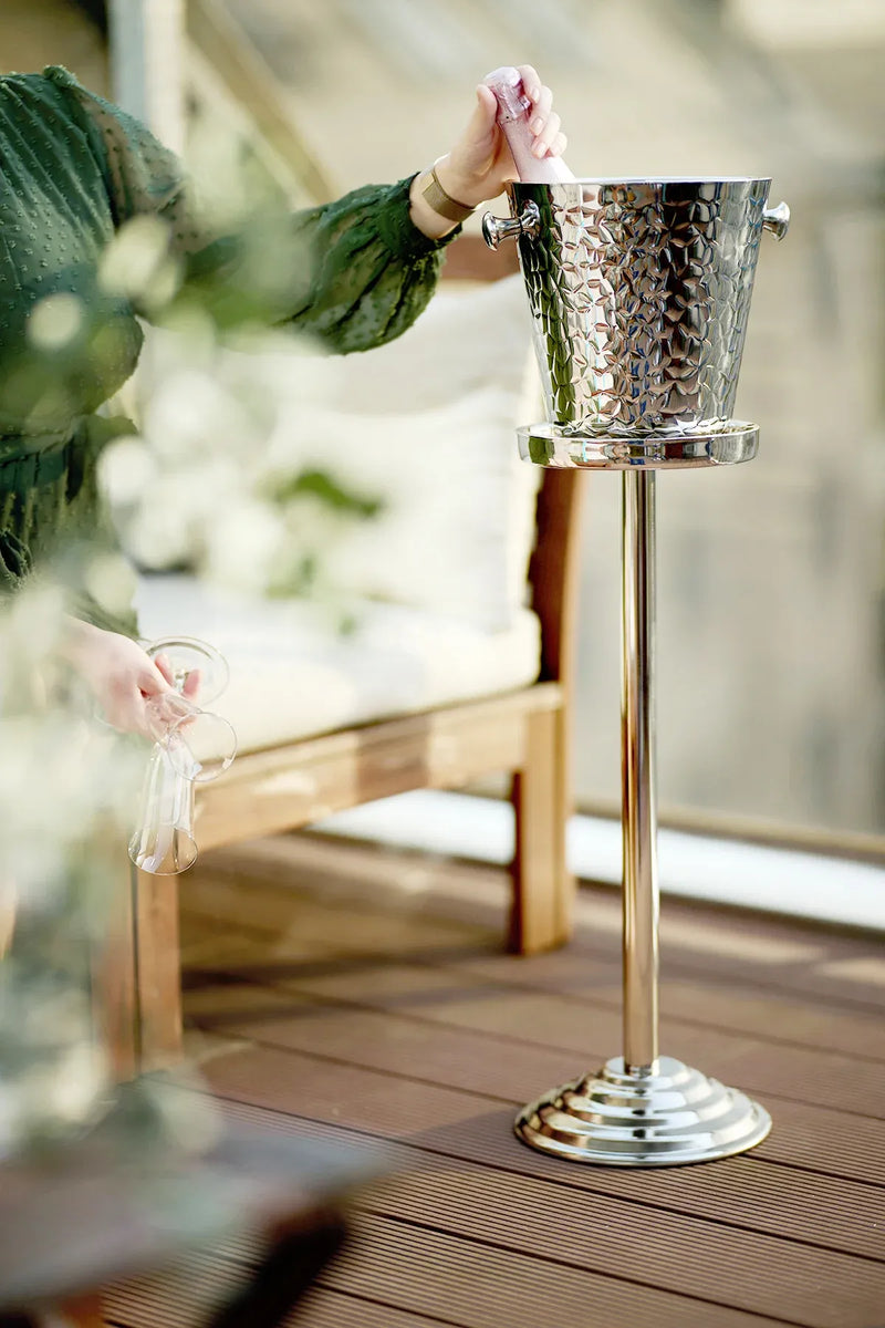 Olbia Standard for Wine and Champagne Cooler - Stainless Steel - Ø 19.5 x H 62 cm