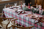 Tafellaken Angèle Red met rode ruit