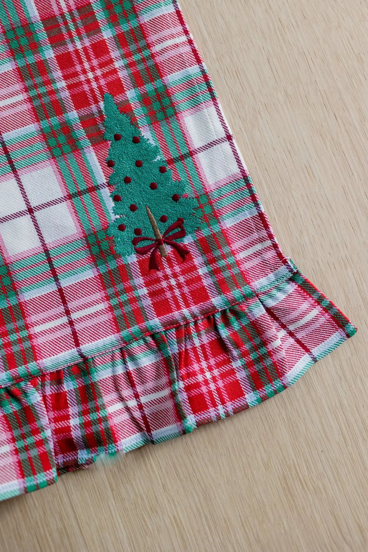 Keukenhanddoeken Angèle Red met notenkraker (set van 2)