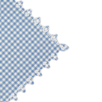 Amalfi Servet - Vichy Blauw