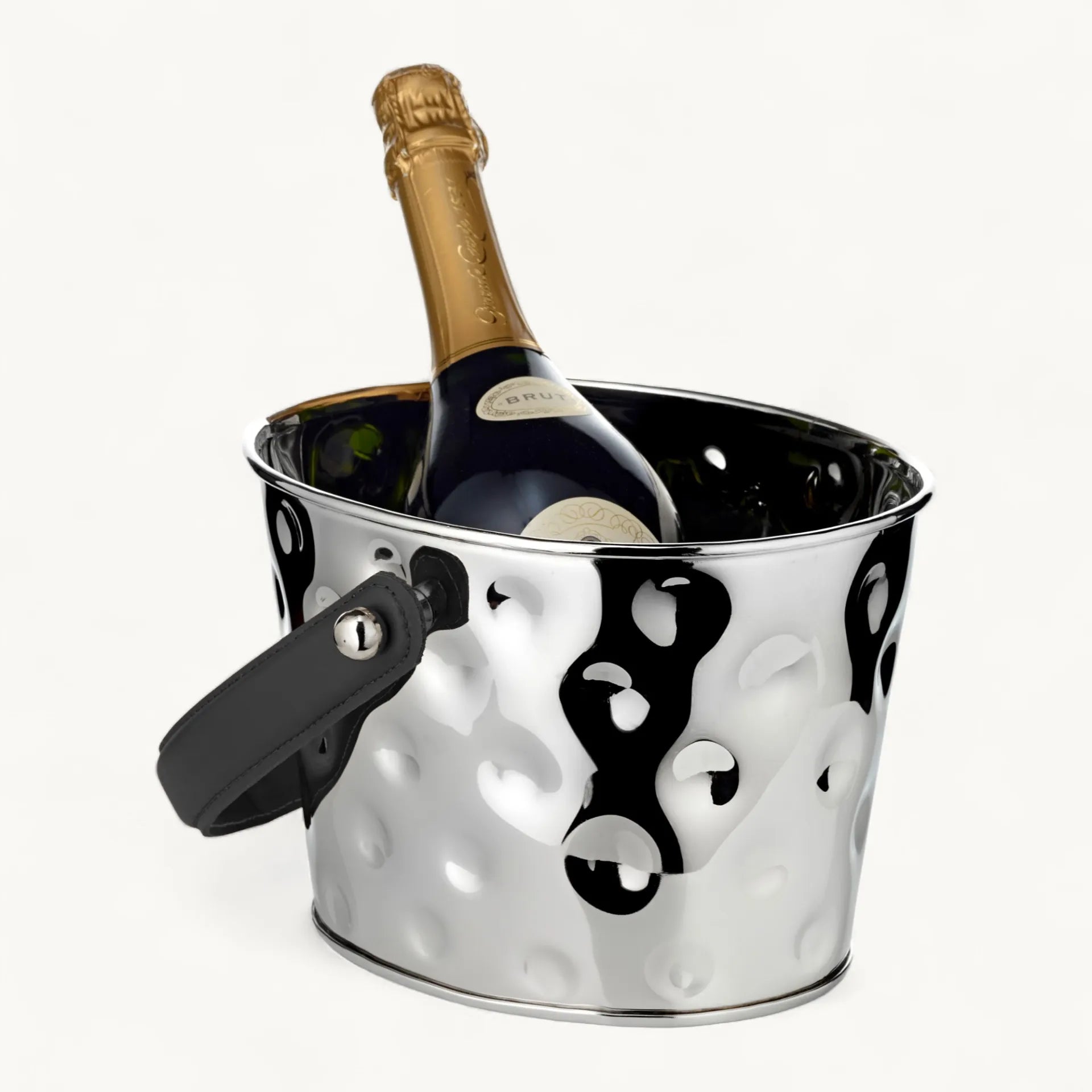 Champagne cooler made of stainless steel