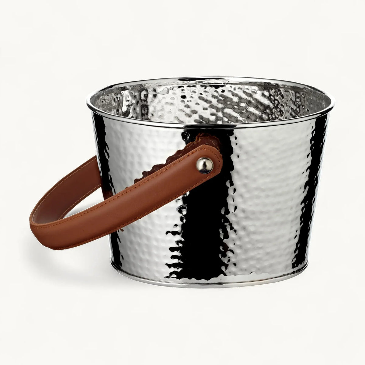 Gavin Wijnkoeler – Gehamerd RVS – 23 x 18 x H 16 cm
