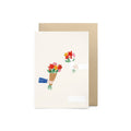 Boeketjeskaart met envelop