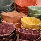 Flora - Bowl - Pink - Ø 17 cm