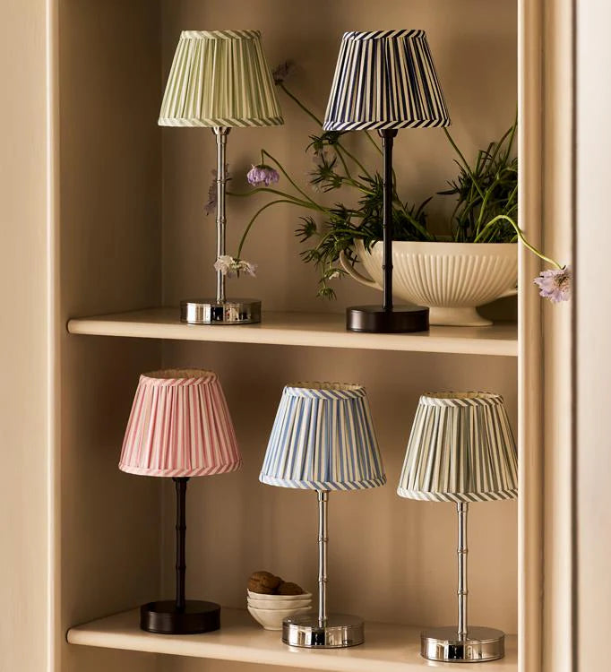 Empire Lampshade – Pink Stripe (16 cm)