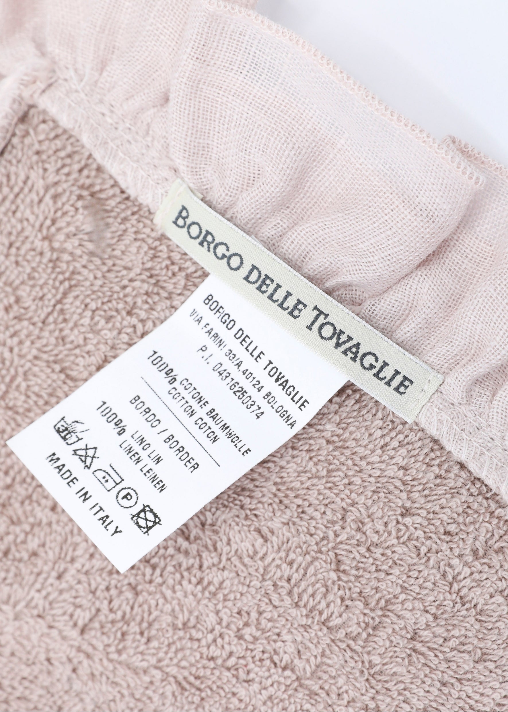 Gastendoek handdoekje - Roze