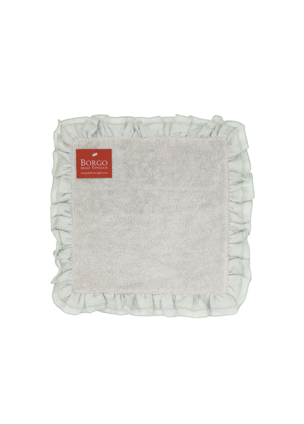 Gastendoek handdoekje - Grijs / Blauw