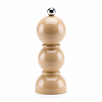 Zout- of pepermolen Mini Bobbin 14 cm in Cappuccino