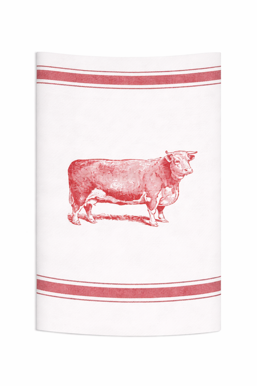 Theedoek 100% katoen - Stier volledig
