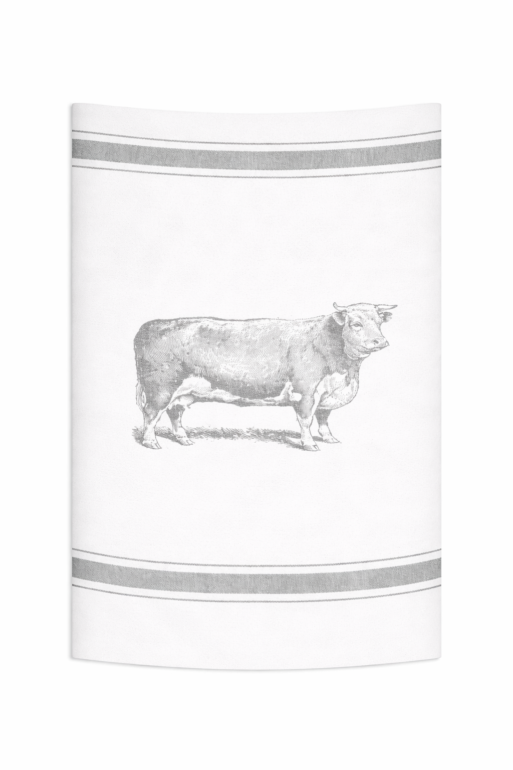 Theedoek 100% katoen - Stier volledig
